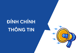 Thông báo v/v đính chính các thông tin sai lệch liên quan tới công tác Tuyển sinh, đào tạo