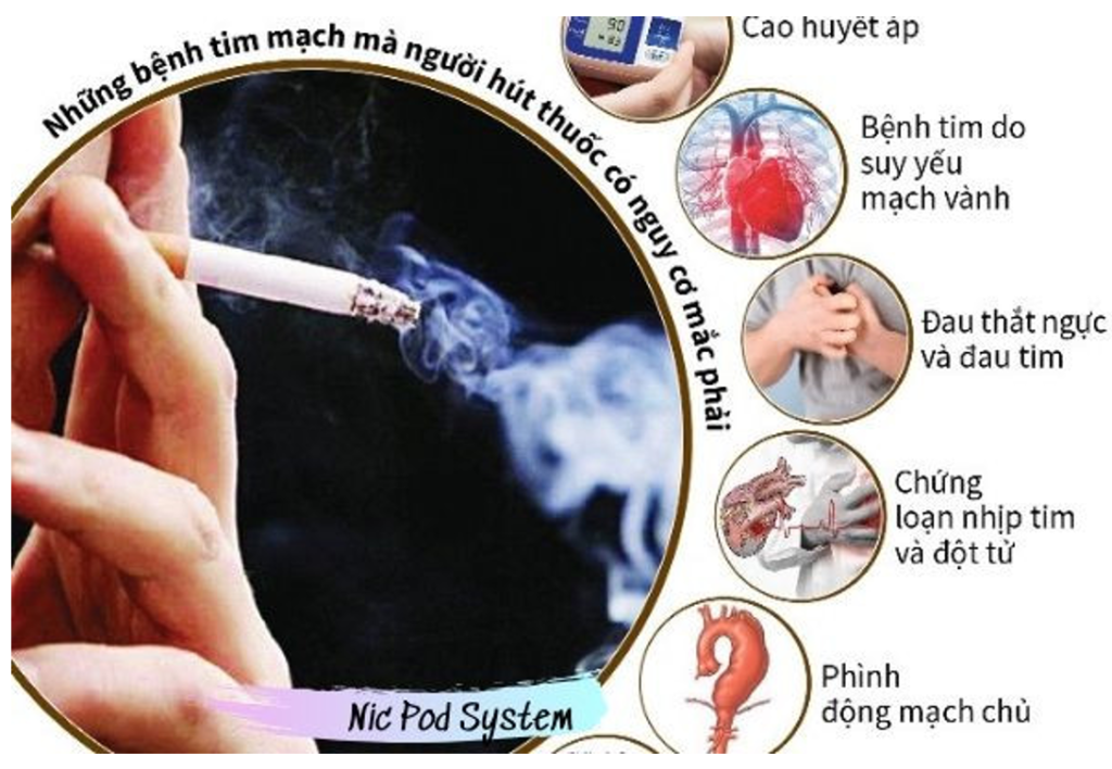 THUỐC LÁ ẢNH HƯỞNG XẤU TỚI SỨC KHOẺ NHƯ THẾ NÀO?