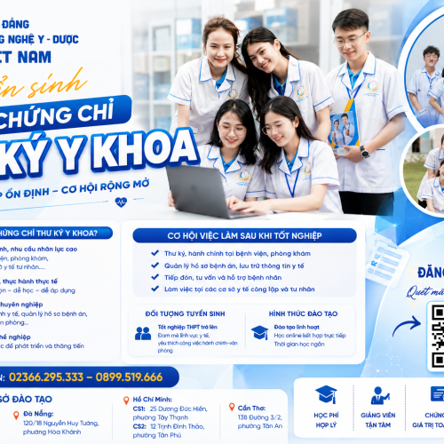 📌 TUYỂN SINH CHỨNG CHỈ THƯ KÝ Y KHOA 📌