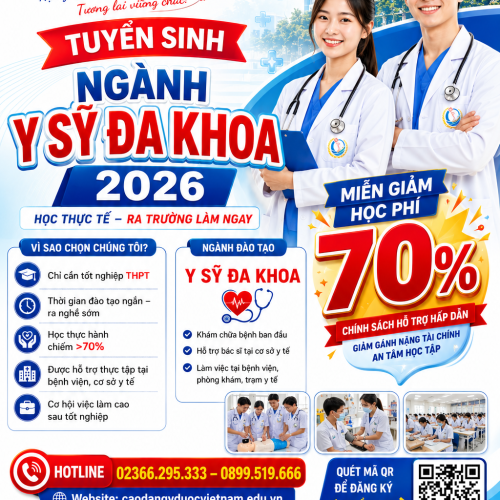 🔥 Y SỸ ĐA KHOA – KHI ĐAM MÊ CHĂM SÓC SỨC KHỎE TRỞ THÀNH SỰ NGHIỆP TƯƠNG LAI 🔥