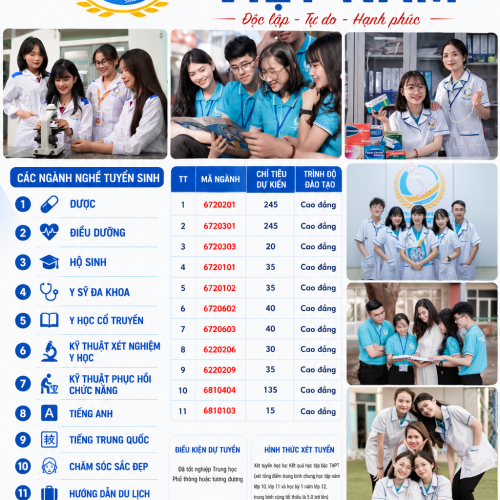 🎓 TUYỂN SINH CAO ĐẲNG CHÍNH QUY NĂM 2026