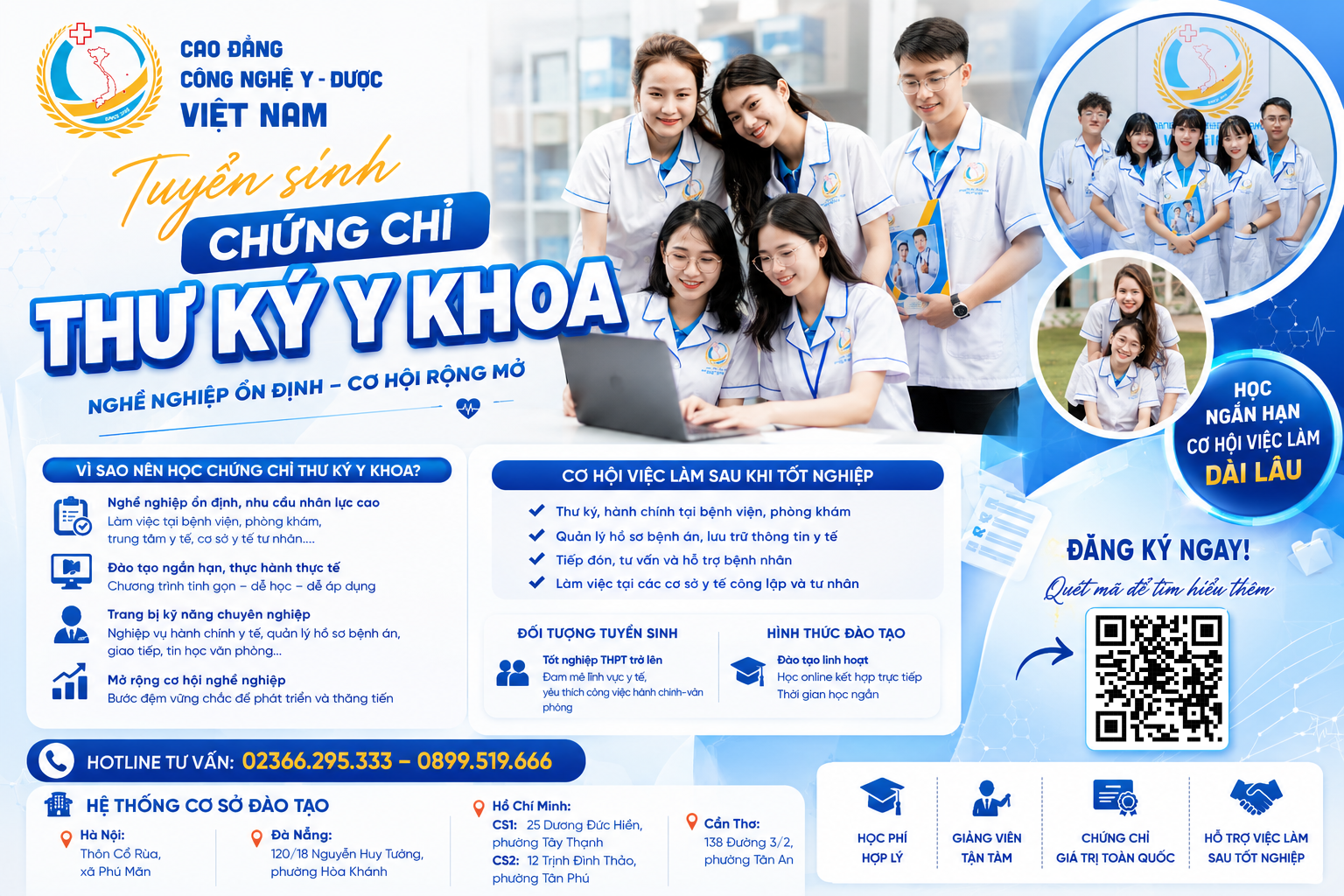 📌 TUYỂN SINH CHỨNG CHỈ THƯ KÝ Y KHOA 📌
